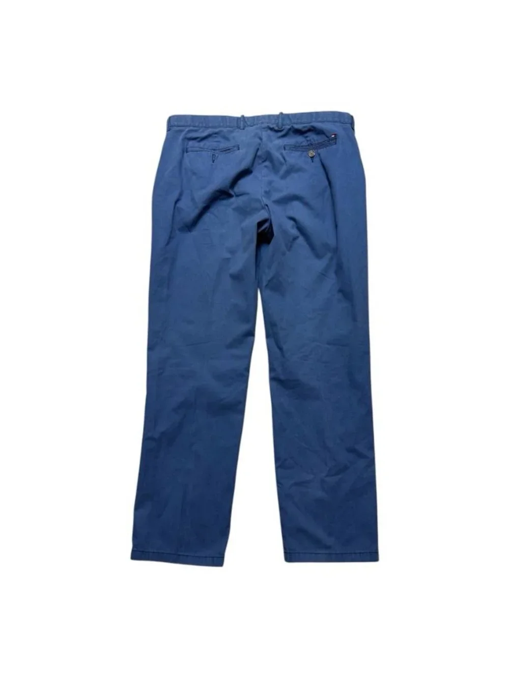 Tommy Hilfiger Custom Fit Blue Chino Pants Men’s 36x32 Straight Cotton